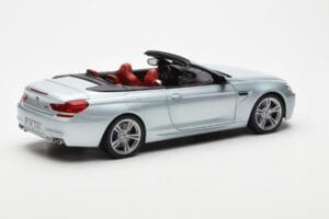 BMW M6 F12 Kabrioletas Silverstone Sidabrinis II Paragon 1:18 80432253656 Metalas - nuotrauka 3 iš 8