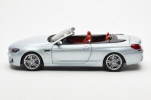 BMW M6 F12 Kabrioletas Silverstone Sidabrinis II Paragon 1:18 80432253656 Metalas - nuotrauka 4 iš 8