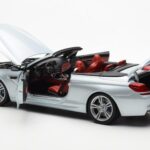 BMW M6 F12 Kabrioletas Silverstone Sidabrinis II Paragon 1:18 - image 5 of 8
