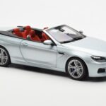 BMW M6 F12 Kabrioletas Silverstone Sidabrinis II Paragon 1:18 - image 6 of 8