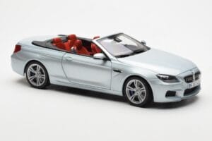 BMW M6 F12 Kabrioletas Silverstone Sidabrinis II Paragon 1:18 80432253656 Metalas - nuotrauka 6 iš 8