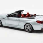 BMW M6 F12 Kabrioletas Silverstone Sidabrinis II Paragon 1:18 - image 7 of 8