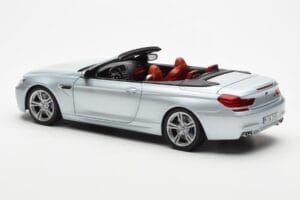 BMW M6 F12 Kabrioletas Silverstone Sidabrinis II Paragon 1:18 80432253656 Metalas - nuotrauka 7 iš 8