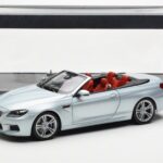 BMW M6 F12 Kabrioletas Silverstone Sidabrinis II Paragon 1:18 - image 8 of 8