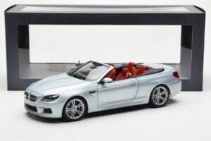 BMW M6 F12 Kabrioletas Silverstone Sidabrinis II Paragon 1:18 80432253656 Metalas - nuotrauka 8 iš 8