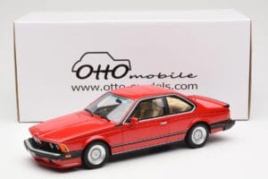 BMW M635 CSi E24 Henna Raudonas Otto 1:18 OT1018 Derva - nuotrauka 6 iš 6