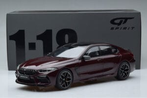BMW M8 F93 Competition Gran Coupe Ametrinas Metalinis GT Spirit 1:18 GT285 Derva - nuotrauka 6 iš 6
