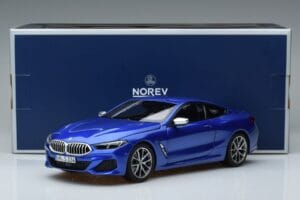 BMW M850i G15 Mėlynas Metalinis Norev 1:18 183286 Metalas - nuotrauka 7 iš 7
