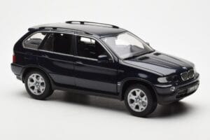 BMW X5 4.4i E53 Tamsiai Mėlynas Kyosho 1:18 08521DB Metalas - nuotrauka 6 iš 8