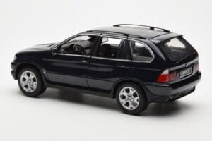 BMW X5 4.4i E53 Tamsiai Mėlynas Kyosho 1:18 08521DB Metalas - nuotrauka 7 iš 8