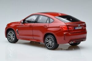 BMW X6M F86 Raudonas Norev 1:18 183242 Metalas - nuotrauka 6 iš 7