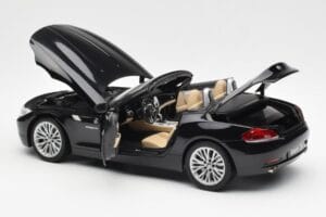 BMW Z4 E89 Spider Juodas Metalinis Kyosho 1:18 08771BK Metalas - nuotrauka 6 iš 9