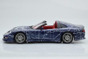 Chevrolet Callaway C12 Corvette MUKO Artcar AUTOart 1:18 71014 Metalas - nuotrauka 6 iš 9