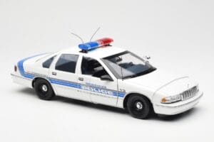Chevrolet Caprice Sebring Policija UT Models 1:18 21029 Metalas - nuotrauka 4 iš 6