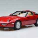 Chevrolet Corvette C4 Raudonas AUTOart 1:18 71241 Metalas