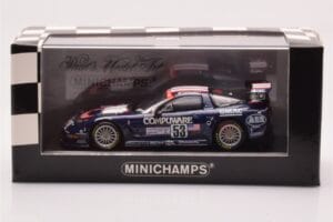 Chevrolet Corvette C5R #53 R. Fellows / J. O'Connell / F. Freon 24 Hours of Le Mans 2003 Minichamps 1:43 400031453 Metalas - nuotrauka 4 iš 4