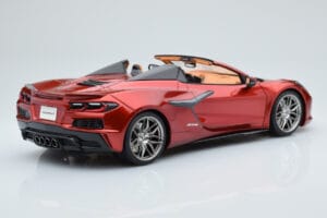 Chevrolet Corvette C8 Z06 Kabrioletas Raudonas Mist GT Spirit 1:18 GT402 Derva - nuotrauka 2 iš 5