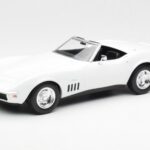 Chevrolet Corvette C3 Kabrioletas Can-Am Baltas Norev 1:18