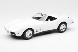 Chevrolet Corvette C3 Kabrioletas Can-Am Baltas Norev 1:18