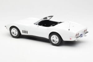 Chevrolet Corvette C3 Kabrioletas Can-Am Baltas Norev 1:18 189038 Metalas - nuotrauka 5 iš 6
