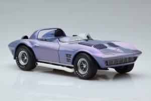 Chevrolet Corvette Grand Sport Roadster Laguna Seca Dangaus Mėlyna Exoto 1:18 EXPRM00080 Metalas - nuotrauka 5 iš 9