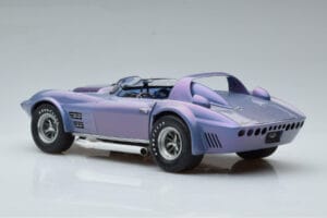 Chevrolet Corvette Grand Sport Roadster Laguna Seca Dangaus Mėlyna Exoto 1:18 EXPRM00080 Metalas - nuotrauka 6 iš 9