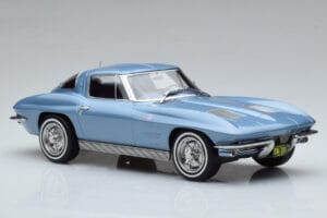 Chevrolet Corvette C2 Sting Ray Mėlynas Norev 1:18 189050 Metalas - nuotrauka 4 iš 6