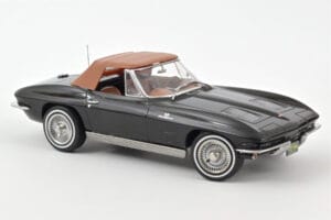 Chevrolet Corvette C2 Sting Ray Kabrioletas Norev 1:18 189055 Metalas - nuotrauka 3 iš 3