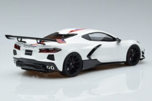 Chevrolet Hennessey Corvette C8 Arctic Baltas GT Spirit 1:18 GT317 Derva - nuotrauka 2 iš 6