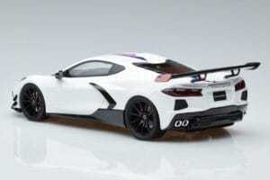 Chevrolet Hennessey Corvette C8 Arctic Baltas GT Spirit 1:18 GT317 Derva - nuotrauka 5 iš 6