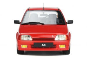 Citroen AX Sport Raudonas Otto 1:18 OT799 Derva - nuotrauka 4 iš 5