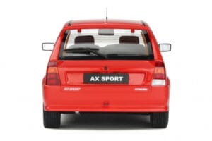 Citroen AX Sport Raudonas Otto 1:18 OT799 Derva - nuotrauka 5 iš 5