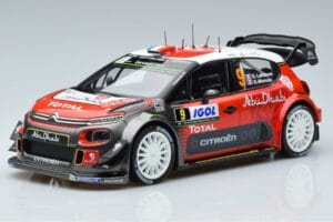 Citroen C3 WRC #9 S. Lefebvre / G. Moreau Tour de Corse 2017 Norev 1:18 181633 Metalas