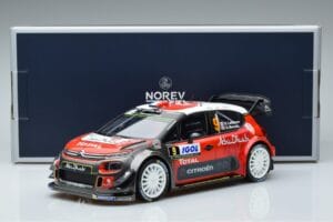 Citroen C3 WRC #9 S. Lefebvre / G. Moreau Tour de Corse 2017 Norev 1:18 181633 Metalas - nuotrauka 6 iš 6