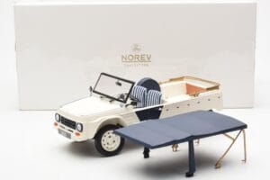 Citroen Mehari Azur Baltas Norev 1:18 181800 Metalas - nuotrauka 7 iš 7
