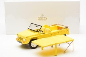 Citroen Mehari Plage Geltonas Norev 1:18 181801 Metalas - nuotrauka 6 iš 6