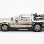 DeLorean DMC-12 Time Machine Back to the Future Sidabrinis Sun Star 1:18 - image 3 of 8