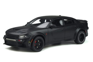 Dodge Charger SRT Hellcat Widebody Juodas GT Spirit 1:18