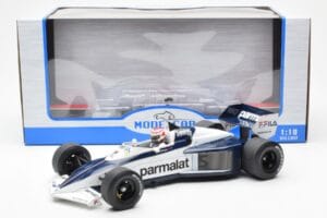 Brabham BT52 #5 N. Piquet Brazilian GP F1 World Champion 1983 MCG 1:18 MCG18618F Metalas - nuotrauka 6 iš 6