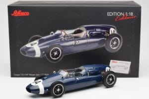 Cooper T51 Climax #14 S. Moss Italian GP Winner 1959 Schuco 1:18 450032600 Metalas - nuotrauka 8 iš 8
