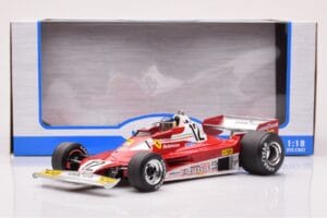 Ferrari 312 T2B #12 C. Reutemann Swedish GP 1977 MCG 1:18 MCG18625F Metalas - nuotrauka 6 iš 6