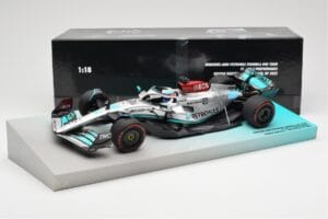 Mercedes AMG Petronas W13 E Performance #63 G. Russell Brazilian GP 1st Win 2022 Minichamps 1:18 113222163 Derva - nuotrauka 4 iš 4