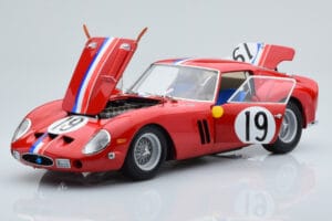 Ferrari 250 GTO #19 24 Hours of Le Mans 1962 Kyosho 1:18 08438A Metalas - nuotrauka 2 iš 10
