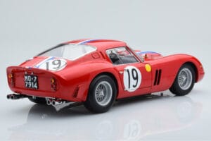 Ferrari 250 GTO #19 24 Hours of Le Mans 1962 Kyosho 1:18 08438A Metalas - nuotrauka 3 iš 10