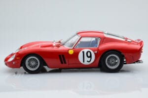 Ferrari 250 GTO #19 24 Hours of Le Mans 1962 Kyosho 1:18 08438A Metalas - nuotrauka 4 iš 10