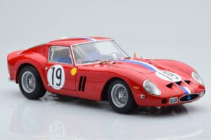 Ferrari 250 GTO #19 24 Hours of Le Mans 1962 Kyosho 1:18 08438A Metalas - nuotrauka 6 iš 10