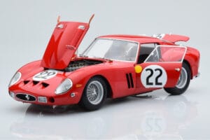 Ferrari 250 GTO #22 24 Hours of Le Mans 1962 Kyosho 1:18 08438B Metalas - nuotrauka 2 iš 10