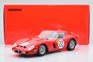 Ferrari 250 GTO #22 24 Hours of Le Mans 1962 Kyosho 1:18 08438B Metalas - nuotrauka 10 iš 10