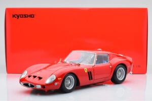 Ferrari 250 GTO Raudonas Kyosho 1:18 08438R Metalas - nuotrauka 10 iš 10