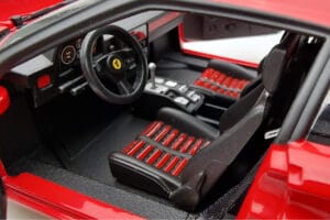 Ferrari 288 GTO Raudonas Hot Wheels 1:18 J8248-0510 Metalas - nuotrauka 7 iš 10
